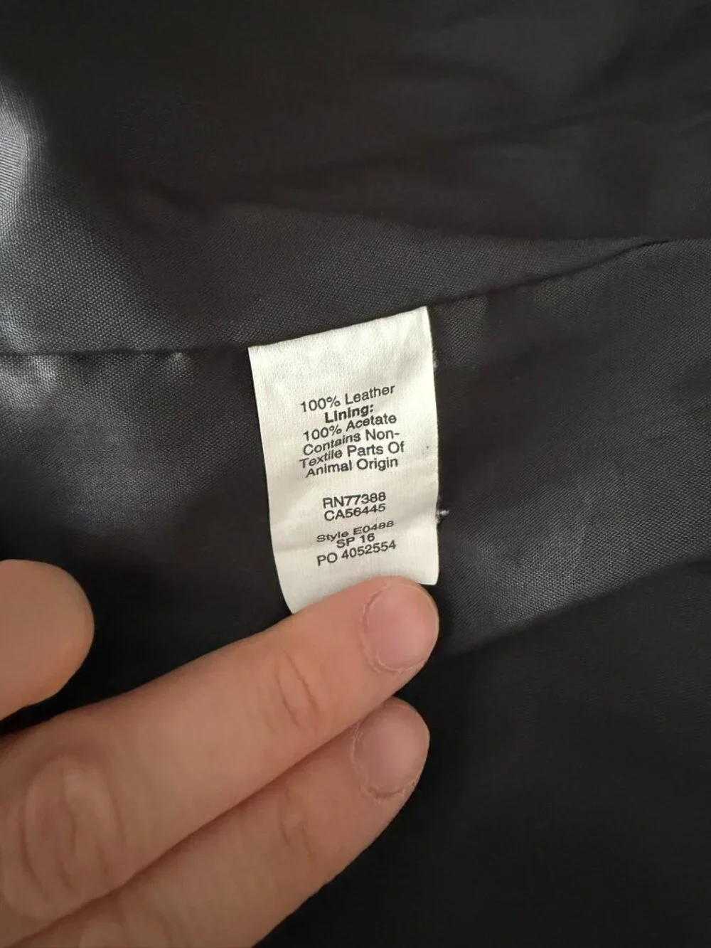 Madewell Moto Leather Jacket - Black - Size S - Picture 5 of 5